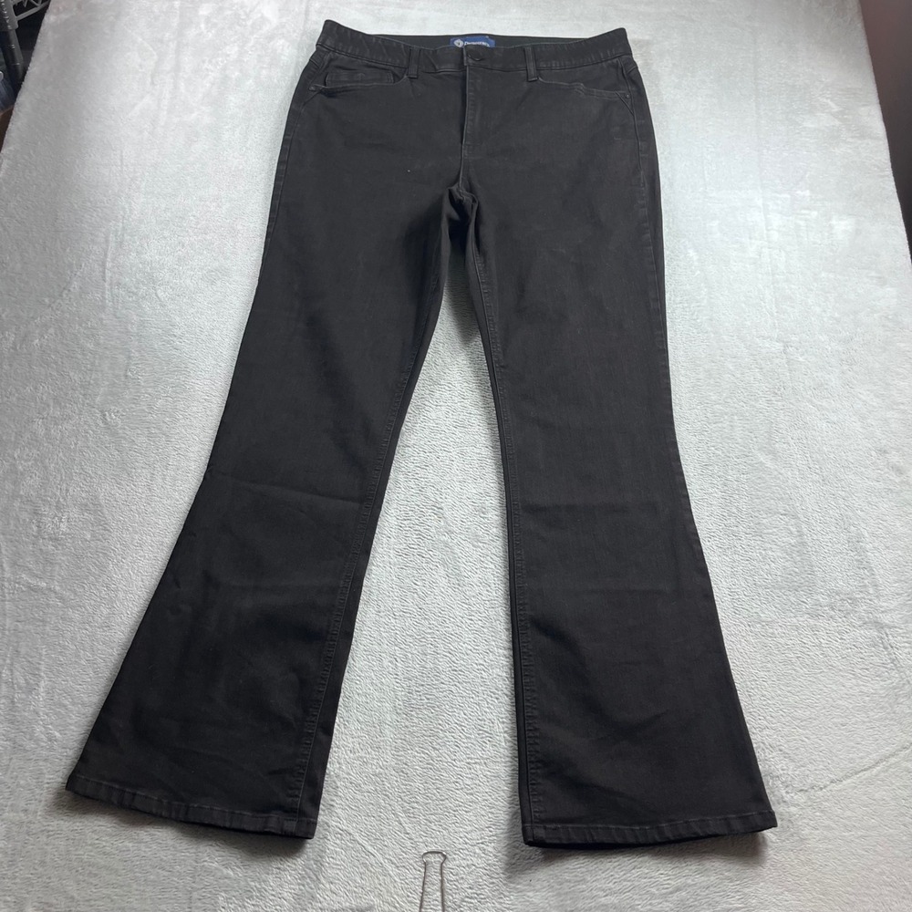 Democracy Absolution Black Bootcut Jeans Womens 16 Flare Leg Stretch‎ Denim
